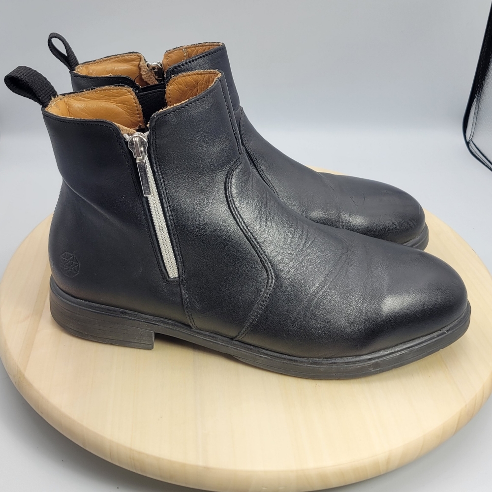 Xena Workwear Omega Eh Black Leather Work & Safety Boots Women's Size 10